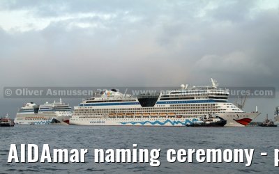 AIDAmar naming ceremony - port of Hamburg - 12th May 2012