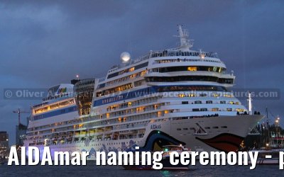 AIDAmar naming ceremony - port of Hamburg - 12th May 2012