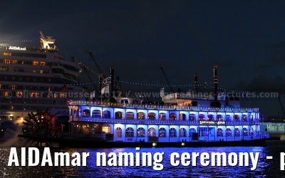 AIDAmar naming ceremony - port of Hamburg - 12th May 2012