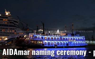 AIDAmar naming ceremony - port of Hamburg - 12th May 2012