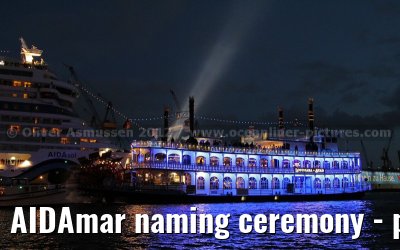 AIDAmar naming ceremony - port of Hamburg - 12th May 2012