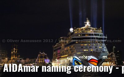 AIDAmar naming ceremony - port of Hamburg - 12th May 2012