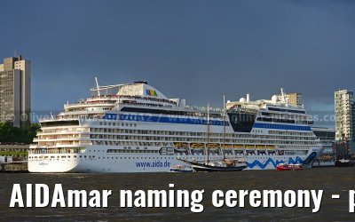 AIDAmar naming ceremony - port of Hamburg - 12th May 2012