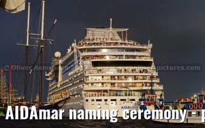 AIDAmar naming ceremony - port of Hamburg - 12th May 2012