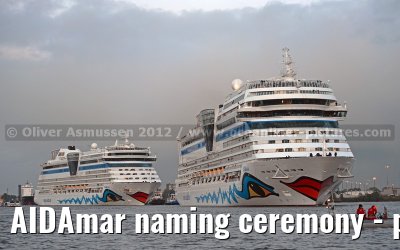 AIDAmar naming ceremony - port of Hamburg - 12th May 2012