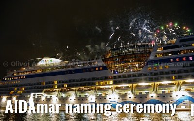 AIDAmar naming ceremony - port of Hamburg - 12th May 2012
