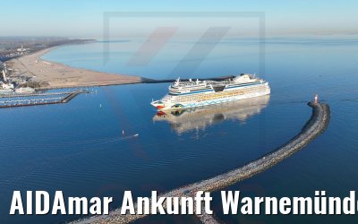 AIDAmar Ankunft Warnemünde 18.04.2022