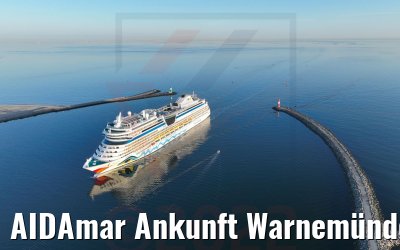 AIDAmar Ankunft Warnemünde 18.04.2022
