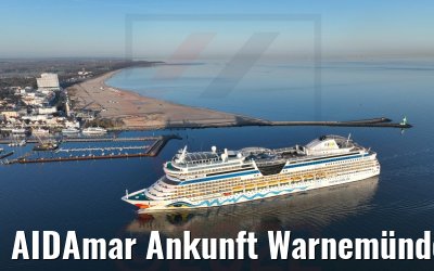 AIDAmar Ankunft Warnemünde 18.04.2022