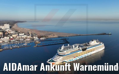 AIDAmar Ankunft Warnemünde 18.04.2022