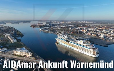 AIDAmar Ankunft Warnemünde 18.04.2022