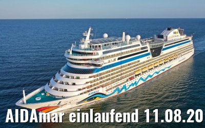 AIDAmar einlaufend 11.08.2019 Warnemünde