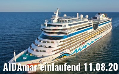 AIDAmar einlaufend 11.08.2019 Warnemünde