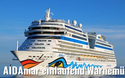 AIDAmar einlaufend Warnemünde 05.05.2018
