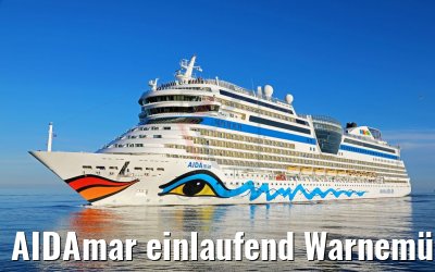 AIDAmar einlaufend Warnemünde 05.05.2018