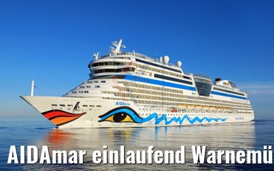 AIDAmar einlaufend Warnemünde 05.05.2018