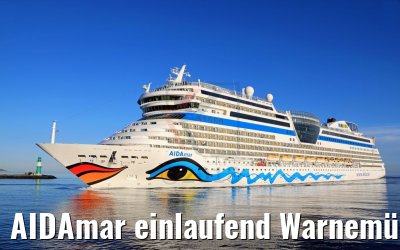 AIDAmar einlaufend Warnemünde 05.05.2018