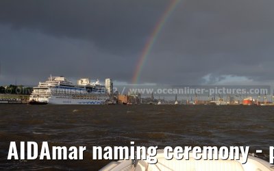 AIDAmar naming ceremony - port of Hamburg - 12th May 2012
