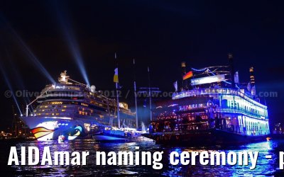 AIDAmar naming ceremony - port of Hamburg - 12th May 2012