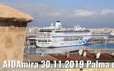 AIDAmira 30.11.2019 Palma de Mallorca