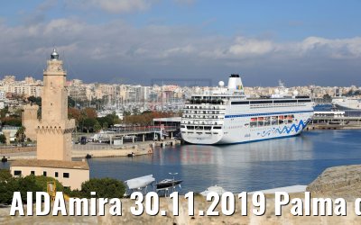AIDAmira 30.11.2019 Palma de Mallorca