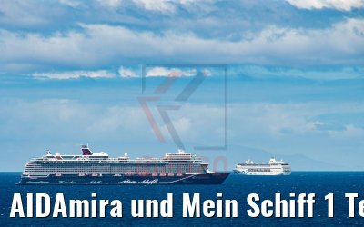 AIDAmira und Mein Schiff 1 Teneriffa 12.04.2020