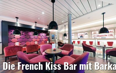 Die French Kiss Bar mit Barkarten AIDAnova