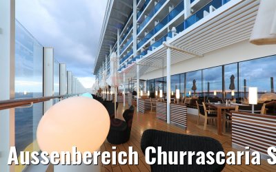 Aussenbereich Churrascaria Steakhouse AIDAnova