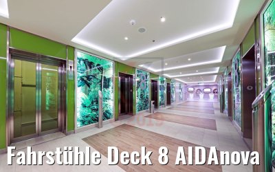 Fahrstühle Deck 8 AIDAnova