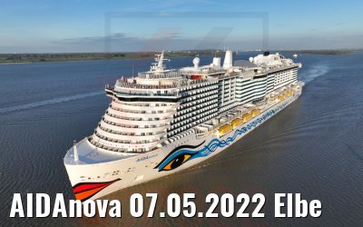 AIDAnova 07.05.2022 Elbe