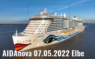 AIDAnova 07.05.2022 Elbe