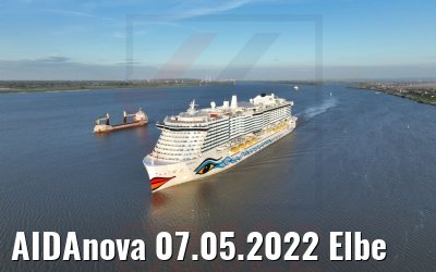 AIDAnova 07.05.2022 Elbe