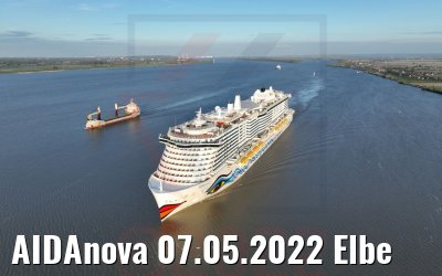 AIDAnova 07.05.2022 Elbe