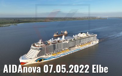 AIDAnova 07.05.2022 Elbe