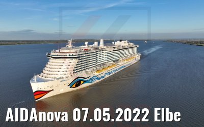 AIDAnova 07.05.2022 Elbe