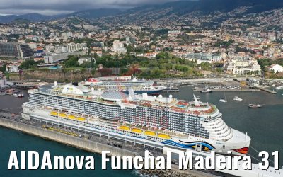 AIDAnova Funchal Madeira 31.12.2018