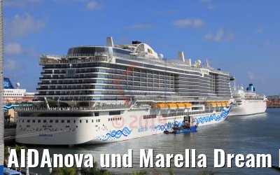 AIDAnova und Marella Dream Las Palmas de Gran Canaria 29.12.2018