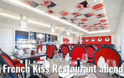 French Kiss Restaurant abends AIDAperla
