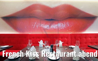 French Kiss Restaurant abends AIDAperla