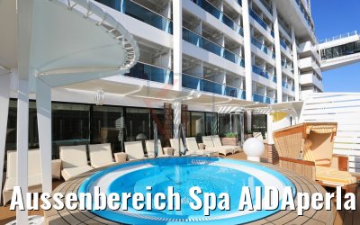 Aussenbereich Spa AIDAperla
