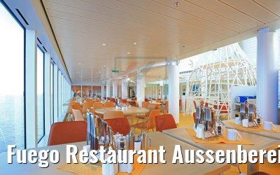 Fuego Restaurant Aussenbereich AIDAperla