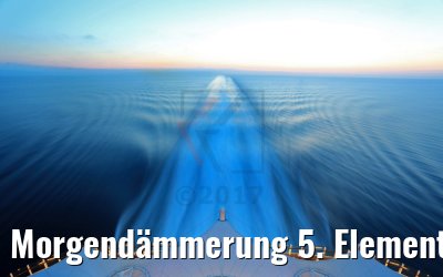 Morgendämmerung 5. Element Bar AIDAperla