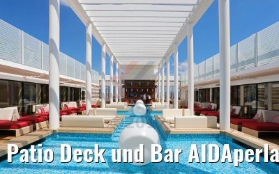 Patio Deck und Bar AIDAperla