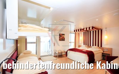 behindertenfreundliche Kabine 5180 mit Veranda AIDAperla