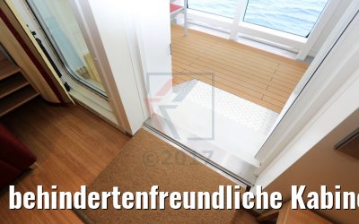 behindertenfreundliche Kabine 5180 mit Veranda AIDAperla
