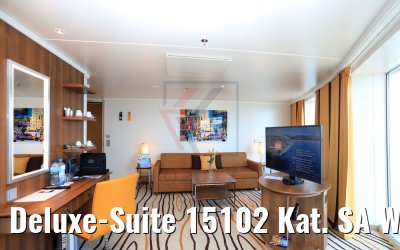 Deluxe-Suite 15102 Kat. SA Wohnbereich AIDAperla