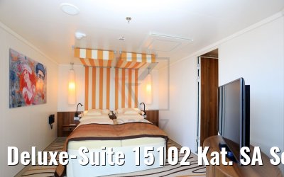 Deluxe-Suite 15102 Kat. SA Schlafbereich AIDAperla