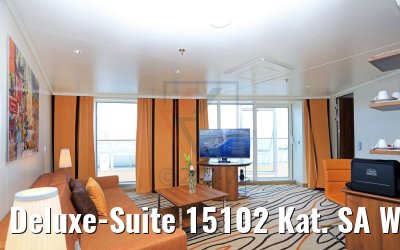 Deluxe-Suite 15102 Kat. SA Wohnbereich AIDAperla