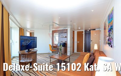 Deluxe-Suite 15102 Kat. SA Wohnbereich AIDAperla