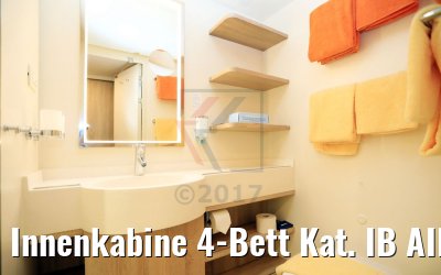 Innenkabine 4-Bett Kat. IB AIDAperla